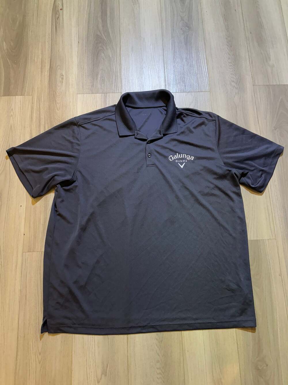 Port Authority Gunga Galunga Caddyshack Novelty Golf Polo Shirt Grey XL